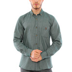 Domenico Button-Up Shirt // Green (Small)