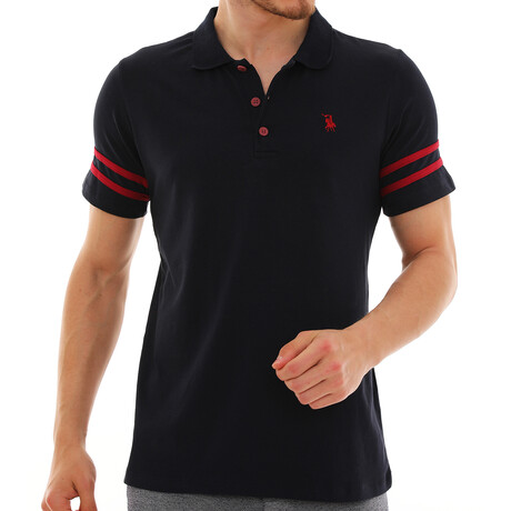Sagan Polo Shirt // Dark Blue (3X-Large)
