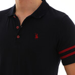 Sagan Polo Shirt // Dark Blue (3X-Large)