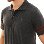 Sagan Polo Shirt // Anthracite (Small)