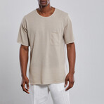 Comfort Knit T-shirt // Sand (M)