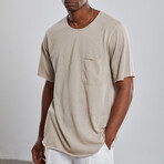 Comfort Knit T-shirt // Sand (M)