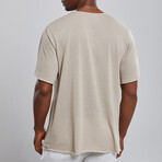 Comfort Knit T-shirt // Sand (M)