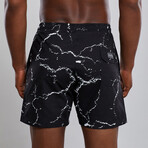 Crackle Swim Trunks // Black (2XL)