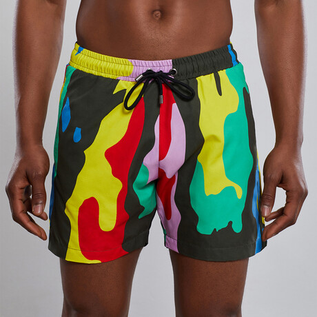 Rick Swim Trunks // Multicolor (S)