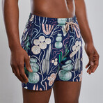 Cactus Swim Trunks // Navy (M)