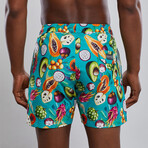 Tropical Fruit Swim Trunks // Mint (L)