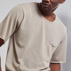 Comfort Knit T-shirt // Sand (M)