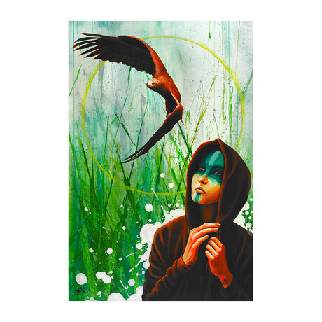 Release Yourself // SEL (34"H x 24"W)