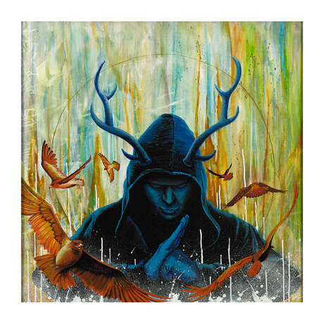 Meditative Rage // SEL (24"H x 24"W)