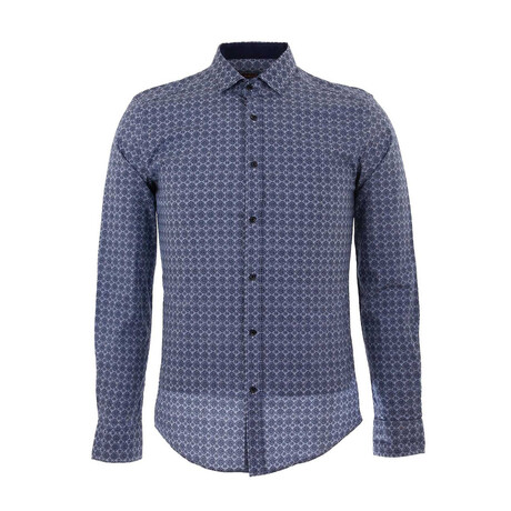 Sagan Button Up Shirt // Blue (L)