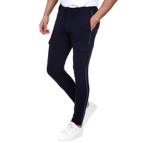 Senago Track Bottom // Dark Blue + Indigo (L)