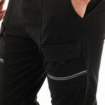 Stradella Track Bottom // Black (XL)