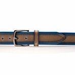 Belt // Gray + Blue (42)