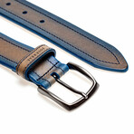 Belt // Gray + Blue (42)