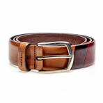 Belt // Red + Brown + Blue (38)