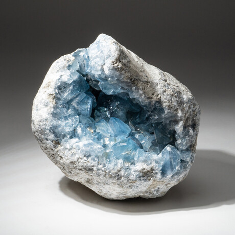 Genuine Natural Blue Celestite Geode // V1