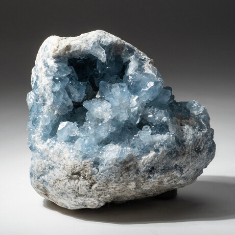 Genuine Natural Blue Celestite Geode // V2