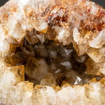 Genuine Citrine Crystal Cluster Geode // V2