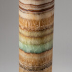 Genuine Polished Rainbow Banded Onyx Lamp
