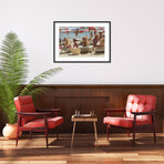 Saint-Tropez Beach (46"W x 36"H x 2"D)