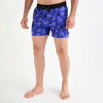 Palm Tree Beach Short // Blue (S)