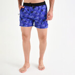 Palm Tree Beach Short // Blue (S)