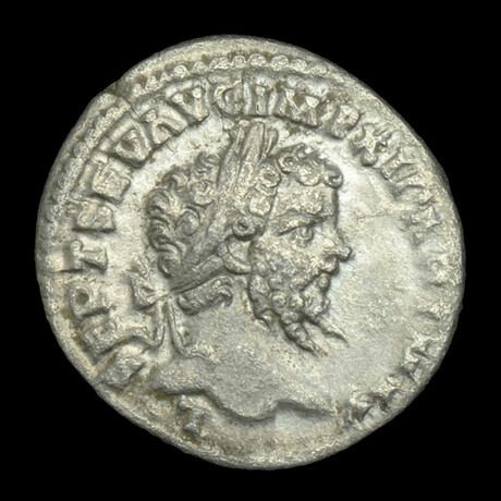 Roman Imperial Silver Denarius // Emperor Septimius Severus. II Century A.D.