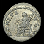 Roman Imperial Silver Denarius // Emperor Septimius Severus. II Century A.D.