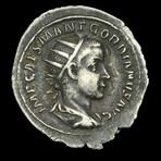 Roman Imperial Silver Antoninianus // Emperor Gordian III. 3rd Century A.D. V2