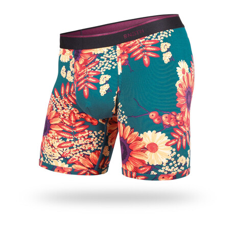 Classic Boxer Brief Print // Wildflowers-Ink (XS)
