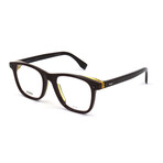Fendi // Men's M0020-GLN Optical Frames // Brown + Yellow
