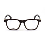Fendi // Men's M0020-GLN Optical Frames // Brown + Yellow