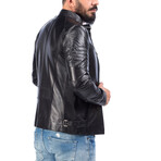 Raffaele Leather Jacket // Black (2XL)