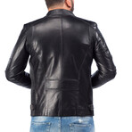 Raffaele Leather Jacket // Black (2XL)