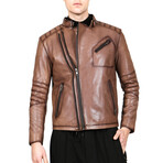 Vito Leather Jacket // Mink (4XL)