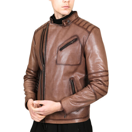 Vito Leather Jacket // Mink (XS)