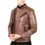 Vito Leather Jacket // Mink (4XL)