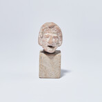 Ancient Greek Terracotta Head of an Actor // 2nd - 1st Century BC