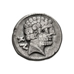 Celtic Iberia Silver Coin // Bolskan, c. 80-72 BC