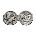 Celtic Iberia Silver Coin // Bolskan, c. 80-72 BC