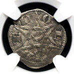 Cross, Star of David & Islamic Crescent on One Medieval Coin!