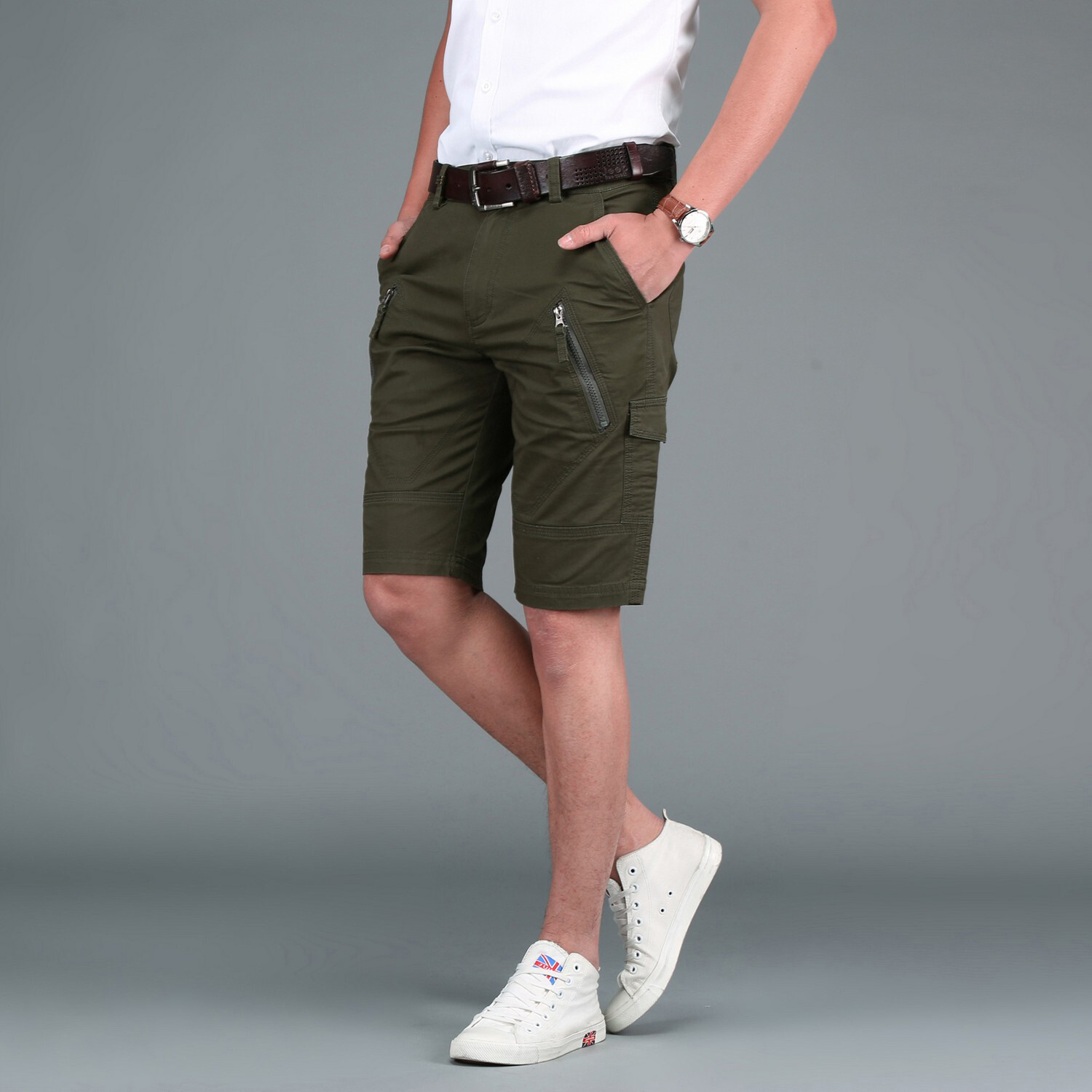 Brian Shorts // Military Green (31) - Atom - Touch of Modern