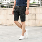 Brian Shorts // Black Camouflage (30)