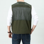 Grant Utility Vest // Military Green (L)