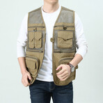 Grant Utility Vest // Khaki (L)