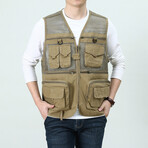 Grant Utility Vest // Khaki (L)