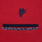 Dante Polo T-shirt // Red (S)