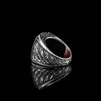Classy Garnet Stone Ring (5.5)