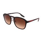 Unisex Square PS02SS-U616S1 Sunglasses // Dark Havana